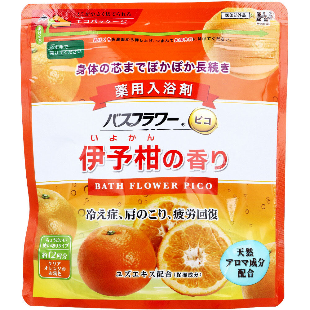 바스플라워 피코 입욕제 이요칸향 240g 스푼 포함