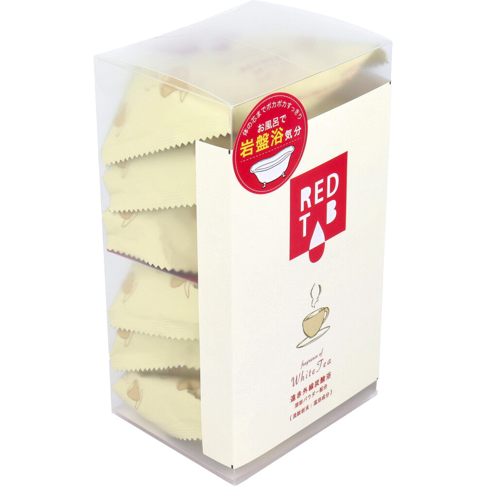 REDTAB 원적외선 탄산입욕제 화이트티향 50g×6정 상세 이미지 2