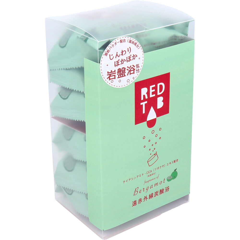 REDTAB 원적외선 탄산입욕제 베르가못향 50g×6정 상세 이미지 2