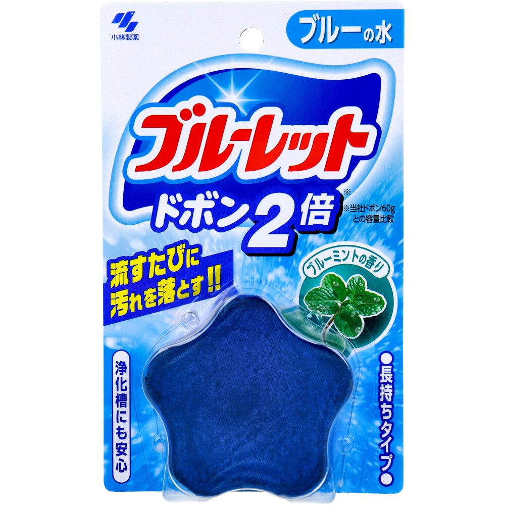 블루렛 도봉 2배 블루민트 변기탱크 세정·방향제 120g
