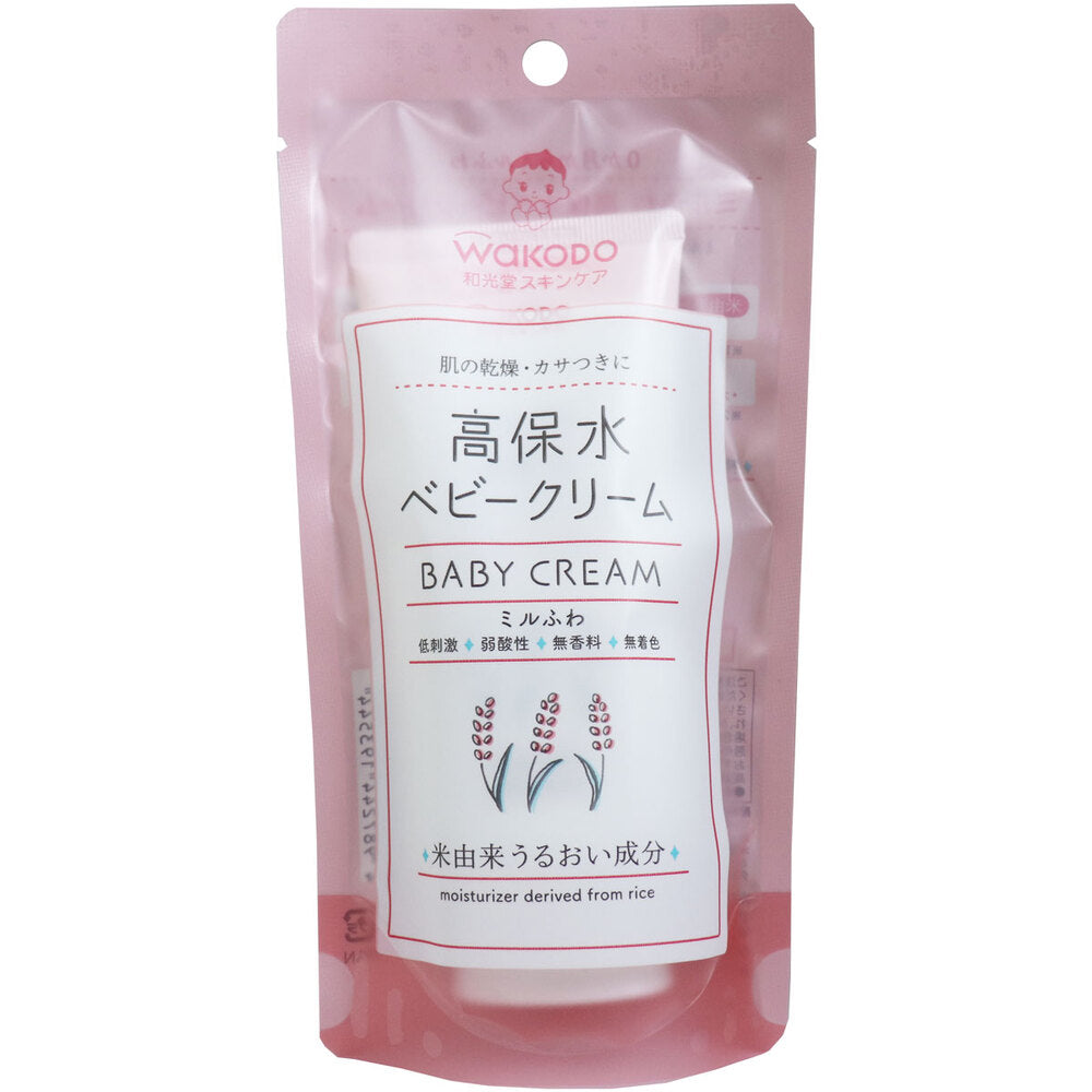 와코도 밀후와 고보습 베이비 얼굴·바디 크림 70g