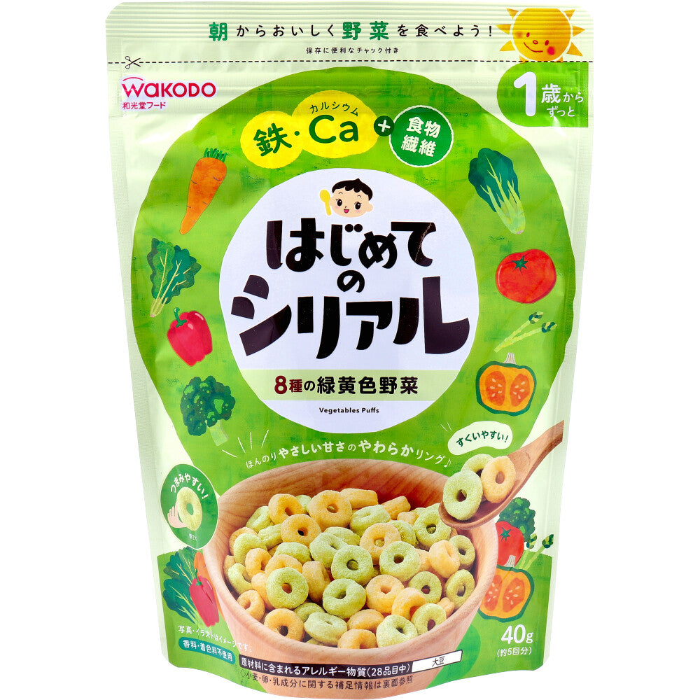 와코도 첫 시리얼 8종 녹황색 채소 40g