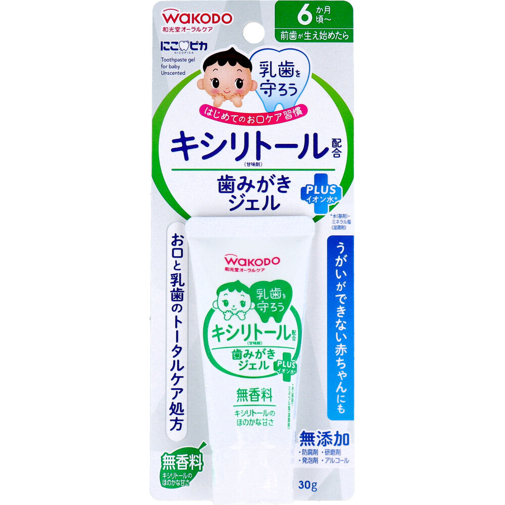 와코도 니코피카 자일리톨 젤치약 무향 30g