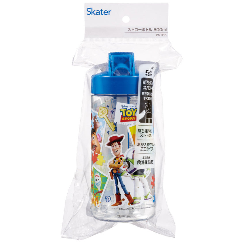[발주상품 2~4 영업일 후 발송예정] 스케이터 토이스토리 캐릭터 스트로 보틀 500ml PSTB5 - 주방·식기 - 하카타몰