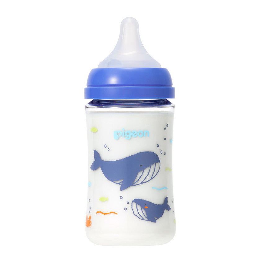 [발주상품] 피죤 모유실감 T-Ester 플라스틱 젖병 240ml Sea - 수유·외출 - 하카타몰