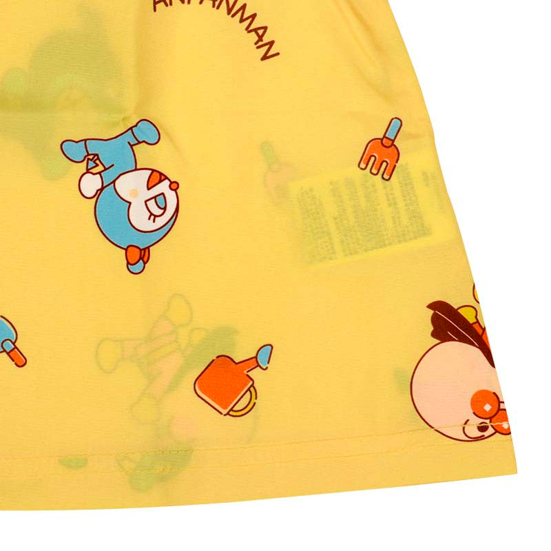 [발주 요청상품] 호빵맨 캐릭터 모래/미술놀이 옷 작업복 앞치마 스모크 크림 90~100cm - 하카타몰