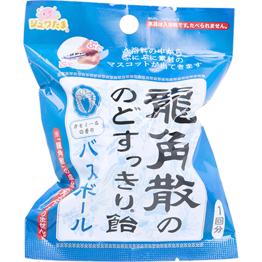 용각산 목캔디 캐릭터 마스코트 바스볼 입욕제 카모마일향 1개입 75g - 욕실/입욕용품 - 하카타몰