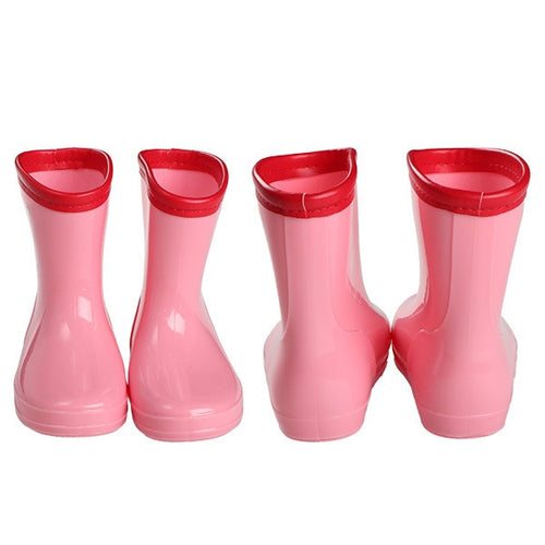 [발주상품] 미피 애플 레인 부츠 핑크 13~16cm - 하카타몰