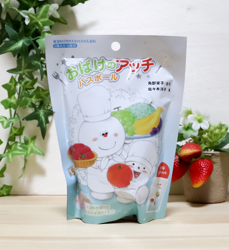 꼬마 유령 앗치 바스볼 마스코트 입욕제 1개입 케이크향 60g - 욕실/입욕용품 - 하카타몰