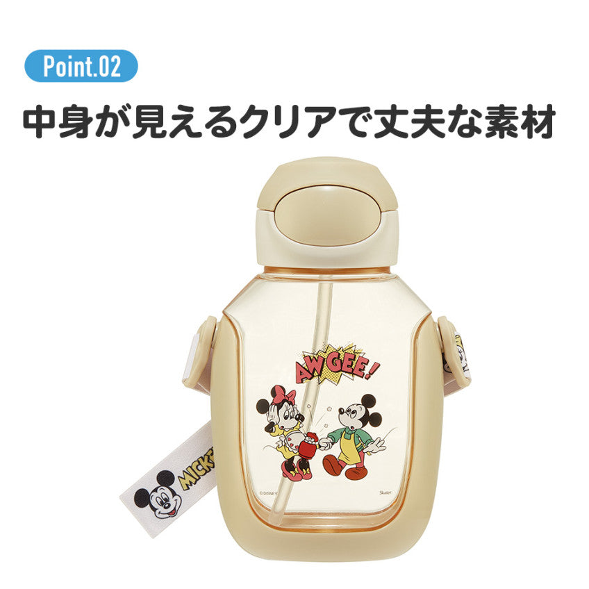 [발주상품 2~4 영업일 후 발송예정] 스케이터 스밋코구라시 원푸쉬 스트로 보틀 530ml PDSH6DX - 주방·식기 - 하카타몰