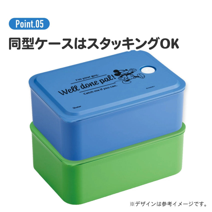 [발주상품 2~4 영업일 후 발송예정] 스케이터 미키마우스 캐릭터 소풍 런치 케이스 M 700ml PL70B - 하카타몰