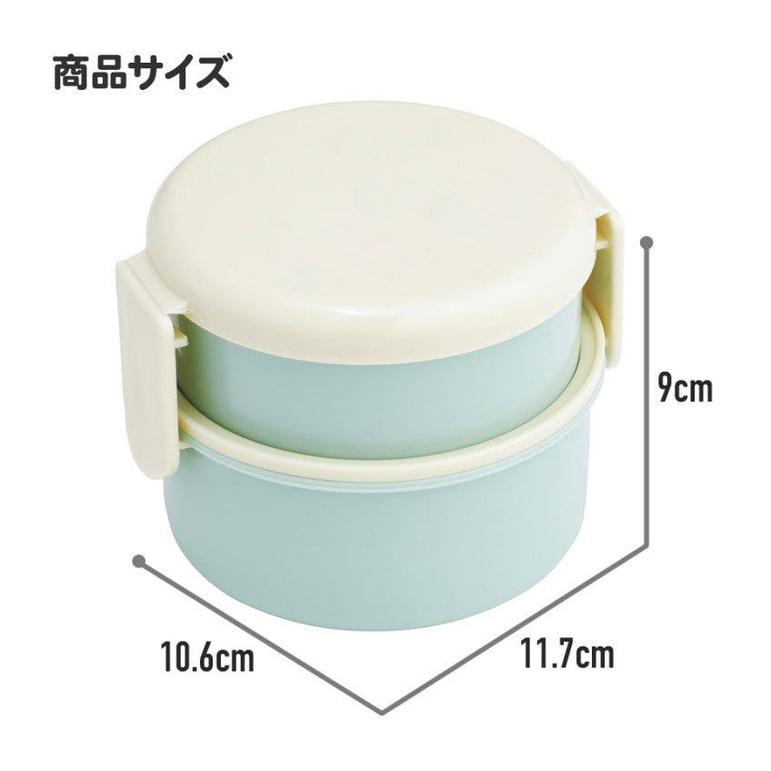 스케이터 헬로키티 스쿨 캐릭터 원형2단 포크 도시락 500ml ONWR1 - 주방·식기 - 하카타몰
