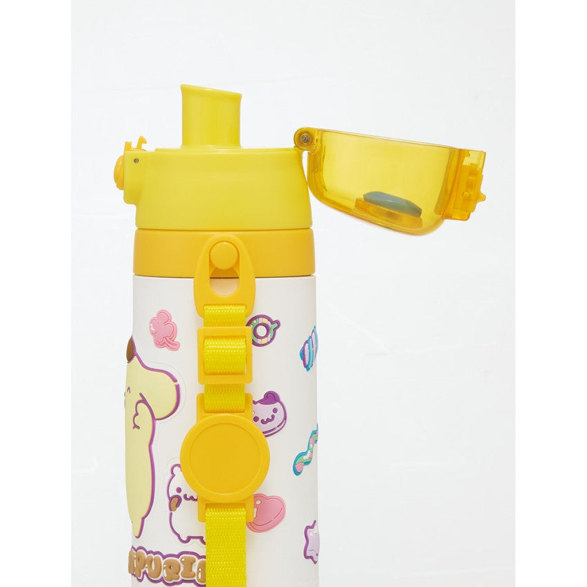 스케이터 산리오 폼폼푸린 캐릭터 3D 원푸쉬 보냉 스테인리스 다이렉트 보틀 480ml SDPV5 - 주방·식기 - 하카타몰