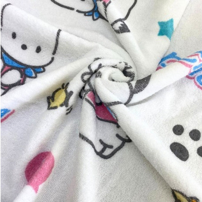 산리오 포차코 캐릭터 무연사 목욕 타월 - 하카타몰