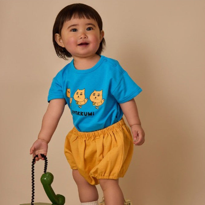 료꾸미 캐릭터 호박바지 블루머 오렌지 70~80cm - 하카타몰