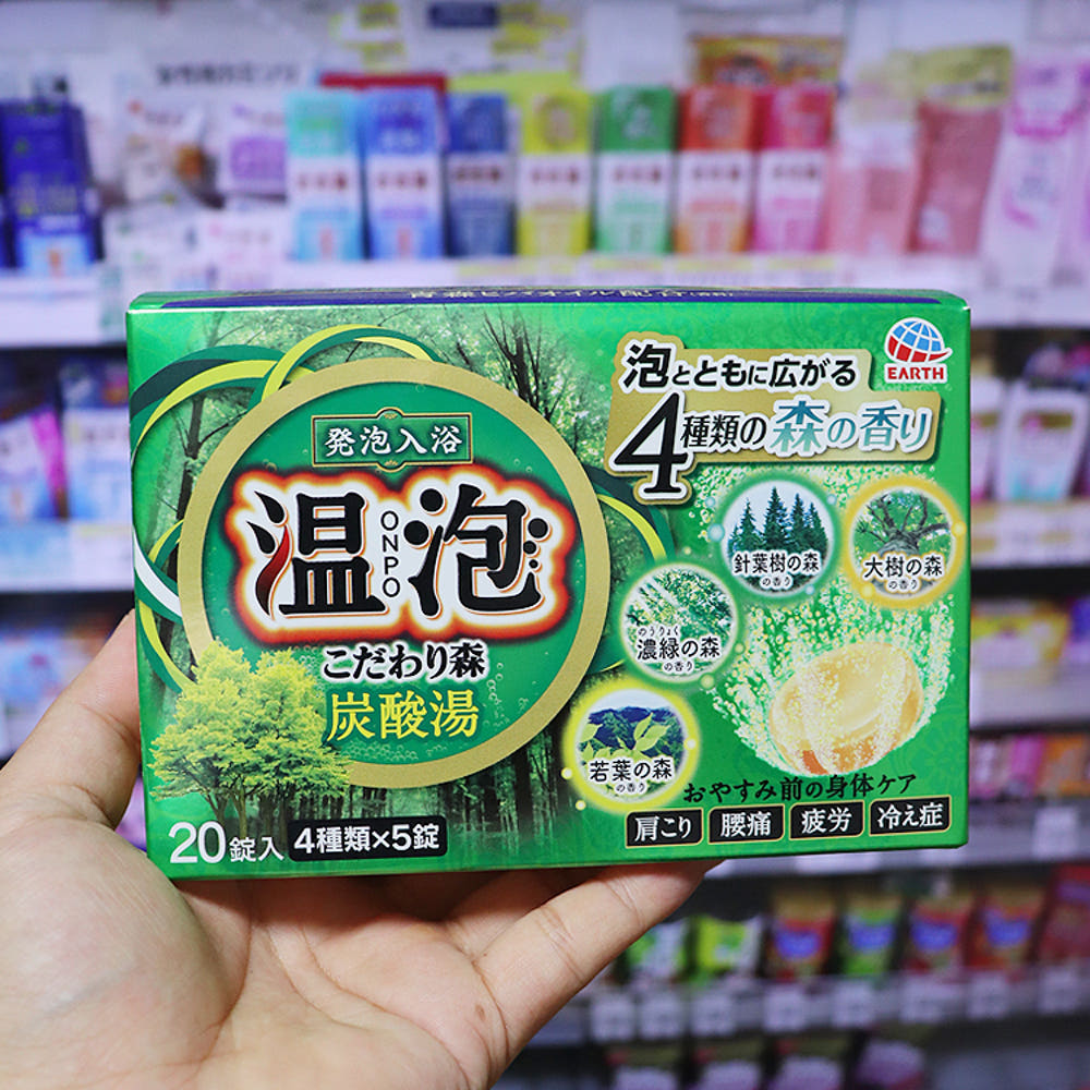 온포 탄산 발포 입욕제 숲의향 20정입 - 욕실/입욕용품 - 하카타몰