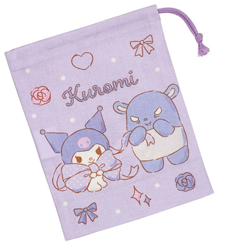 [발주상품 2~4 영업일 후 발송예정] 스케이터 산리오 쿠로미 큰 리본 캐릭터 컵 주머니 KB63 - 하카타몰