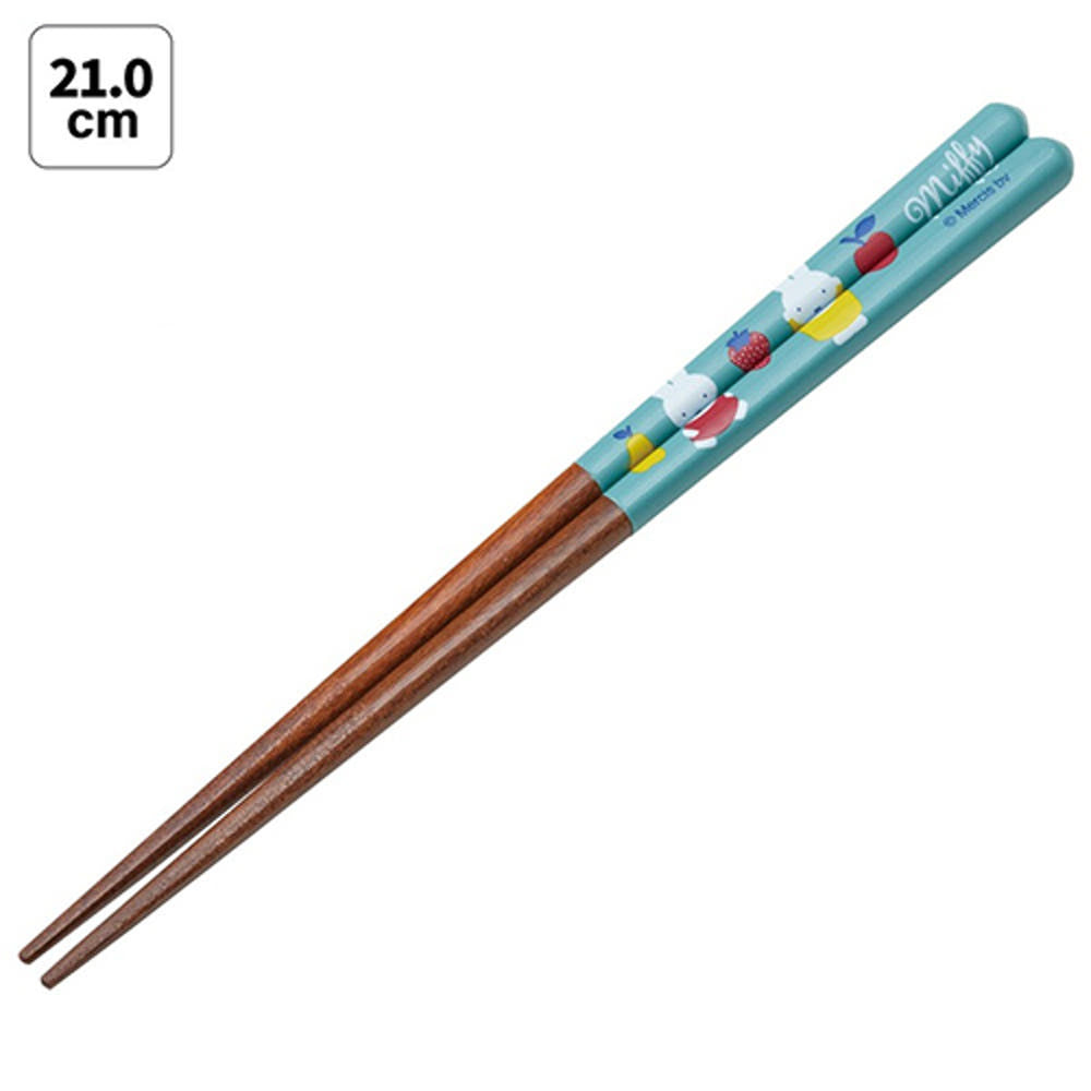 [발주상품 2~4 영업일 후 발송예정] 스케이터 미피 그린 캐릭터 젓가락 21cm ANN4SQ - 주방·식기 - 하카타몰