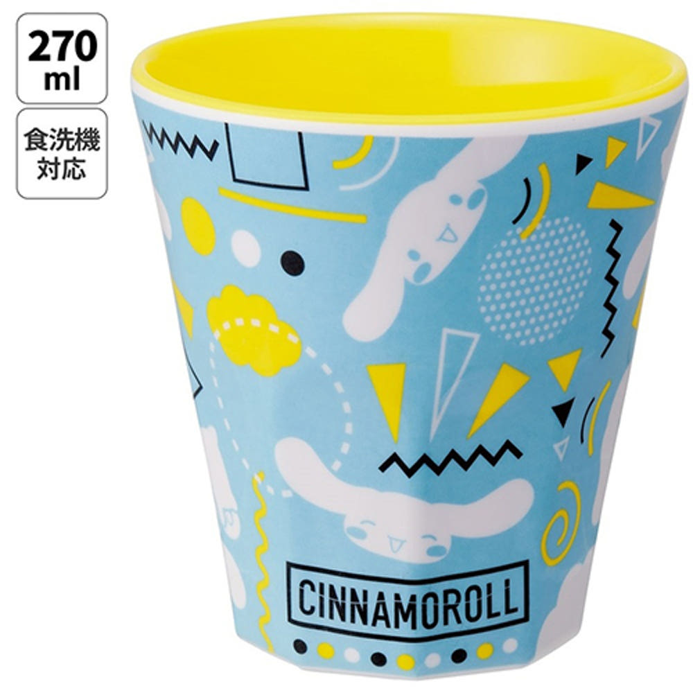 [발주상품 2~4 영업일 후 발송예정] 스케이터 시나모롤 Modern Cinnamoroll 캐릭터 멜라민 텀블러 270ml MTB2 - 주방·식기 - 하카타몰