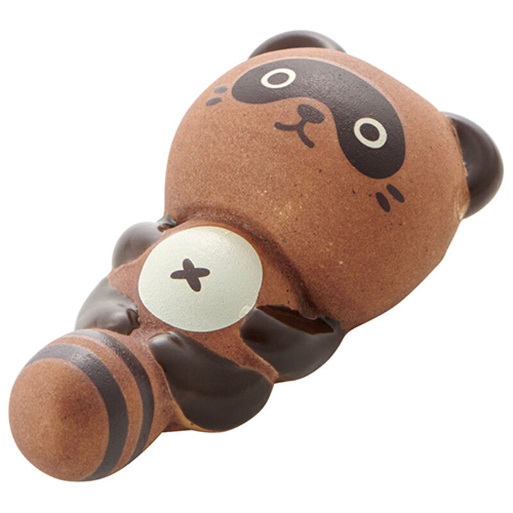 스케이터 너구리 TANUKI 캐릭터 다이컷 도자기 젓가락 받침대 CHO3 - 주방·식기 - 하카타몰