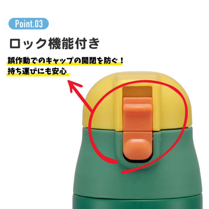 스케이터 헬로키티 캐릭터 비비드 수채화 플라워 원푸쉬 스테인리스 보틀 360ml SDPC4 - 주방·식기 - 하카타몰