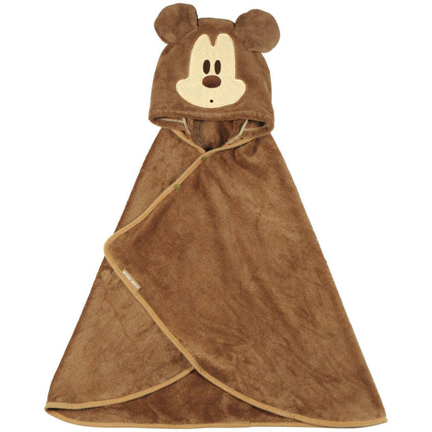 [발주상품 2~4 영업일 후 발송예정] 스케이터 미키마우스 캐릭터 흡수속건 타월 기프트 세트 (헤어드라이타월 X 바스판초) SET1067 - 하카타몰