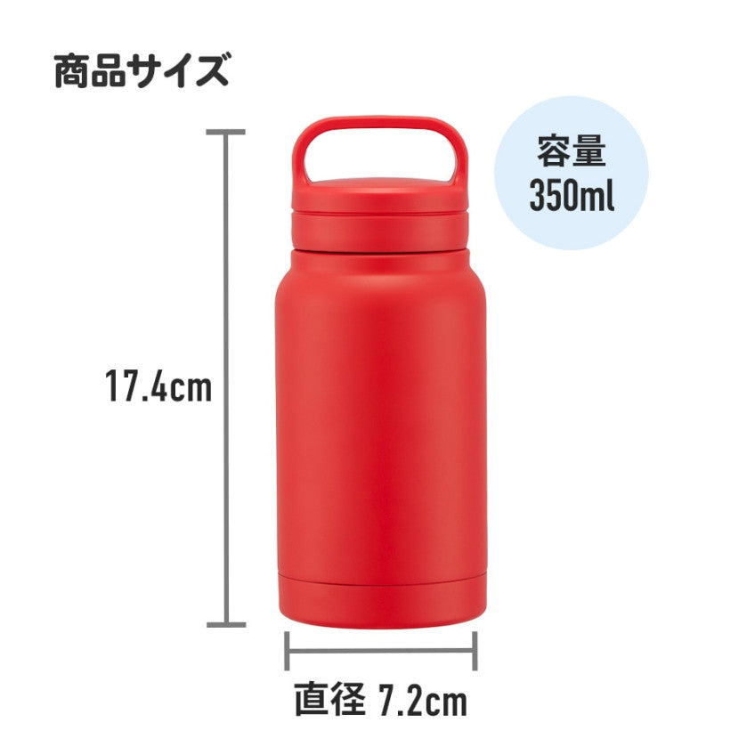 스케이터 오판츄 우사기 빤쮸토끼 딸기 캐릭터 스크류 핸들 머그 보틀 350ml STSC4 - 주방·식기 - 하카타몰