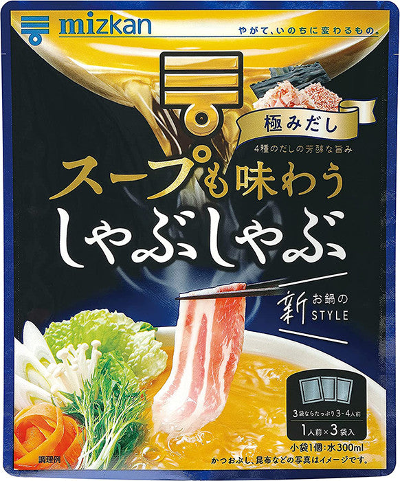 MIZKAN 미츠칸 스프도 맛보는 샤브샤브 쯔유 3봉입 2종택1 - 하카타몰