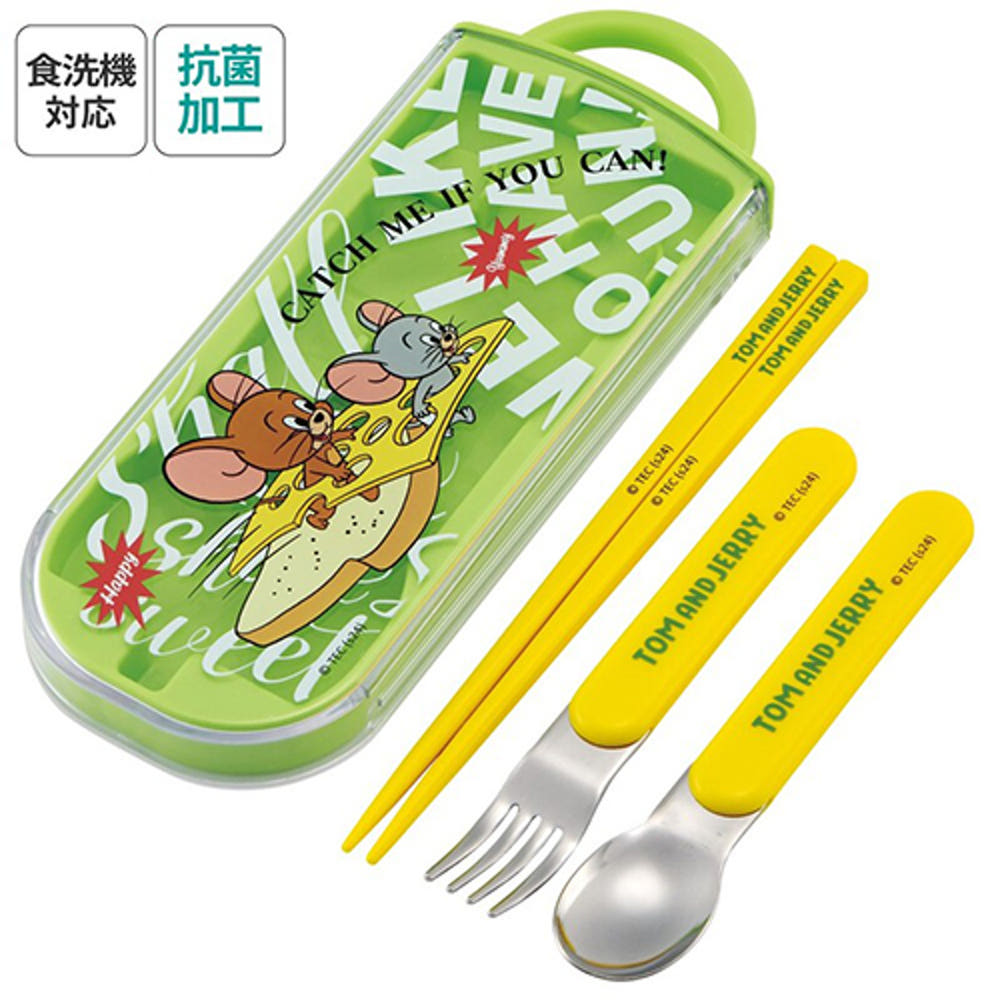 [발주상품 2~4 영업일 후 발송예정] 스케이터 톰과제리 EAT.EAT.EAT 캐릭터 슬라이드식 항균 트리오 세트 TACC2AG - 하카타몰