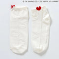 [발주 요청상품] 아프레 레 쿠르 산리오 헬로키티 캐릭터 하트 포인트 단목 양말 10~18cm - 하카타몰