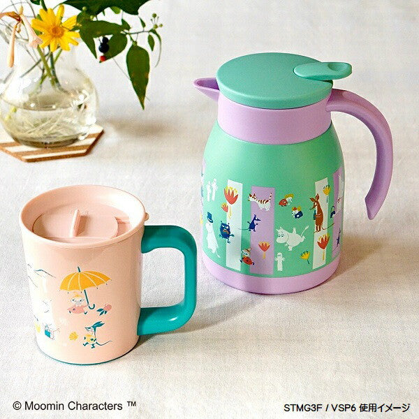 [발주상품 2~4 영업일 후 발송예정] 스케이터 무민 캐릭터 스테인리스 진공 포트 600ml VSP6 - 하카타몰
