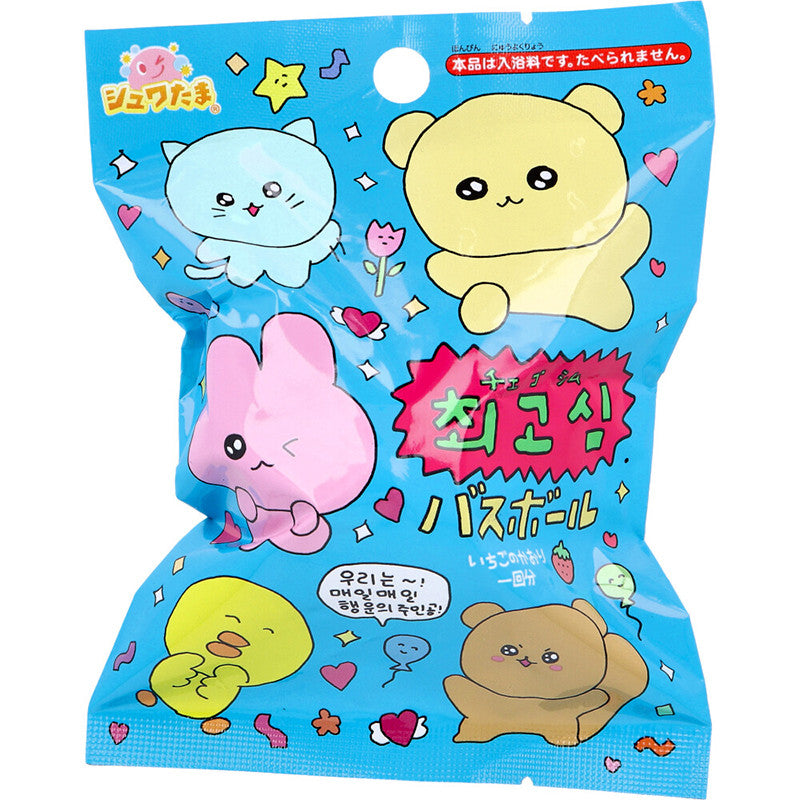 최고심 캐릭터 마스코트 바스볼 입욕제 딸기향 1개입 75g - 욕실/입욕용품 - 하카타몰