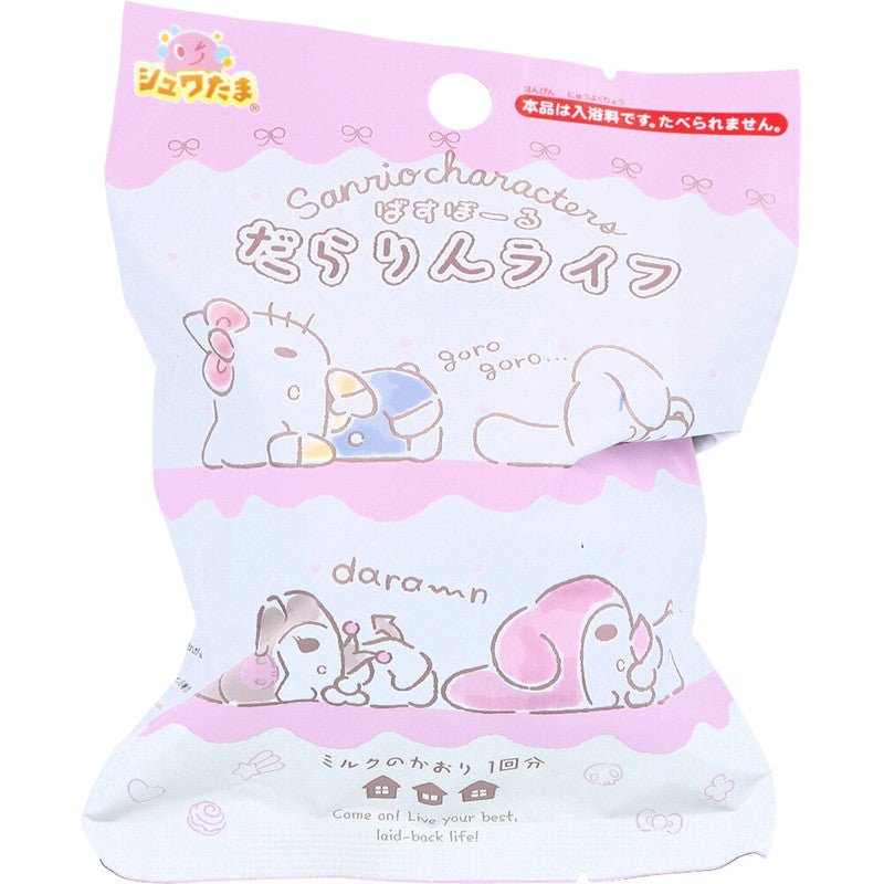 산리오캐릭터즈 축 늘어진 라이프 캐릭터 마스코트 바스볼 입욕제 밀크향 1개입 75g - 욕실/입욕용품 - 하카타몰