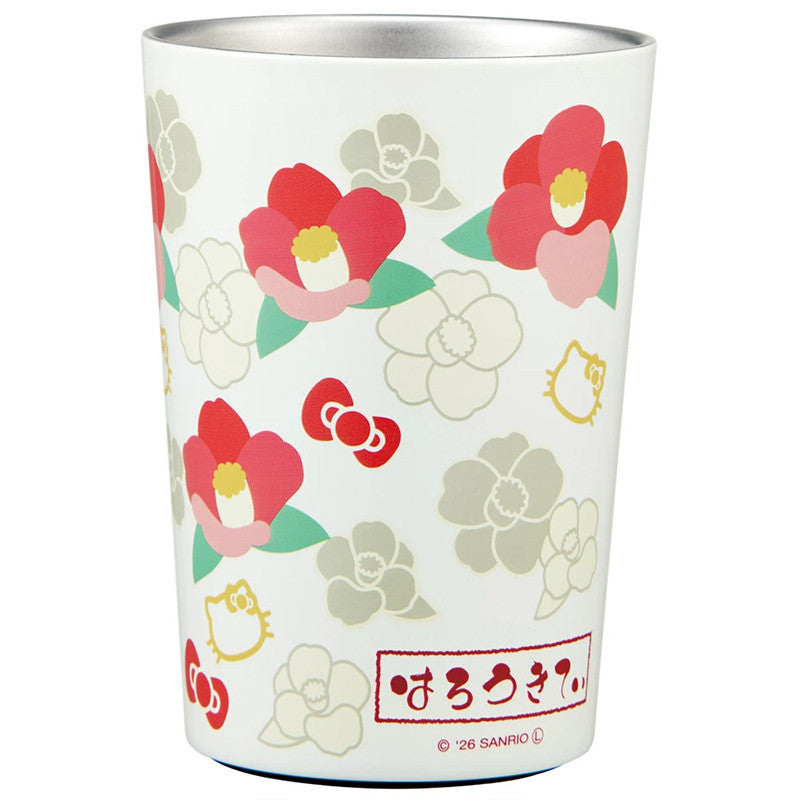 스케이터 헬로키티 동백 캐릭터 편의점 커피 스테인리스 텀블러 400ml STCV2 - 주방·식기 - 하카타몰