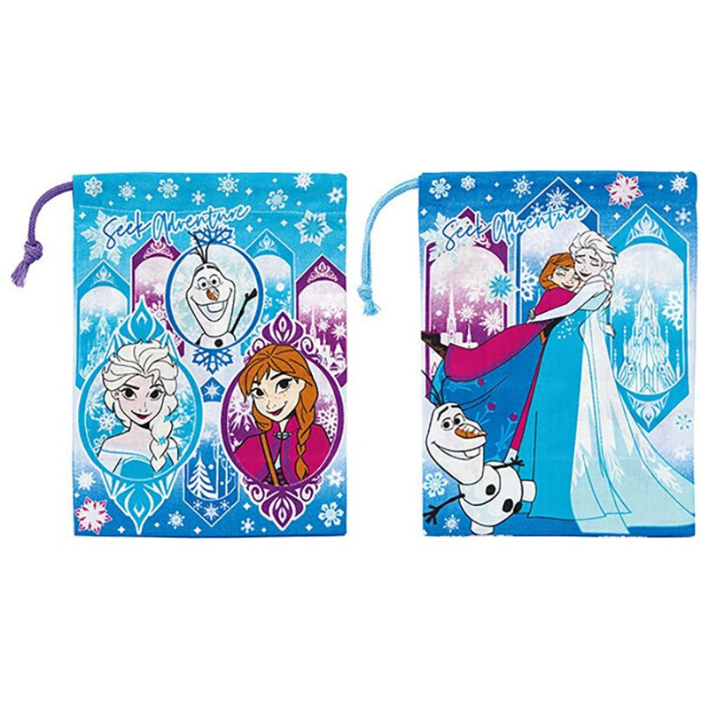 [발주상품 2~4 영업일 후 발송예정] 스케이터 디즈니 겨울왕국 캐릭터 컵 주머니 2개 세트 KB63W - 하카타몰