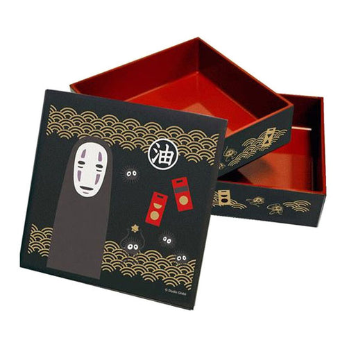 스케이터 지브리 센과치히로의 행방불명 가오나시 2단 찬합 15cm 16000ml NLW15 - 주방·식기 - 하카타몰