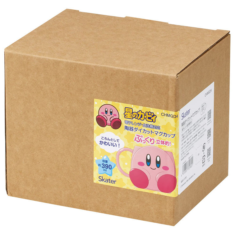 스케이터 닌텐도 별의 커비 캐릭터 페이스 다이컷 도자기 머그 390ml CHMGD4 - 하카타몰