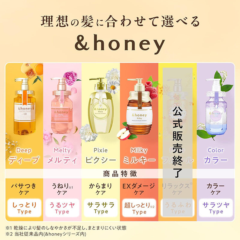[발주 요청상품] 앤드허니 멜티 모이스트 리페어 샴푸 440ml - 헤어케어 - 하카타몰