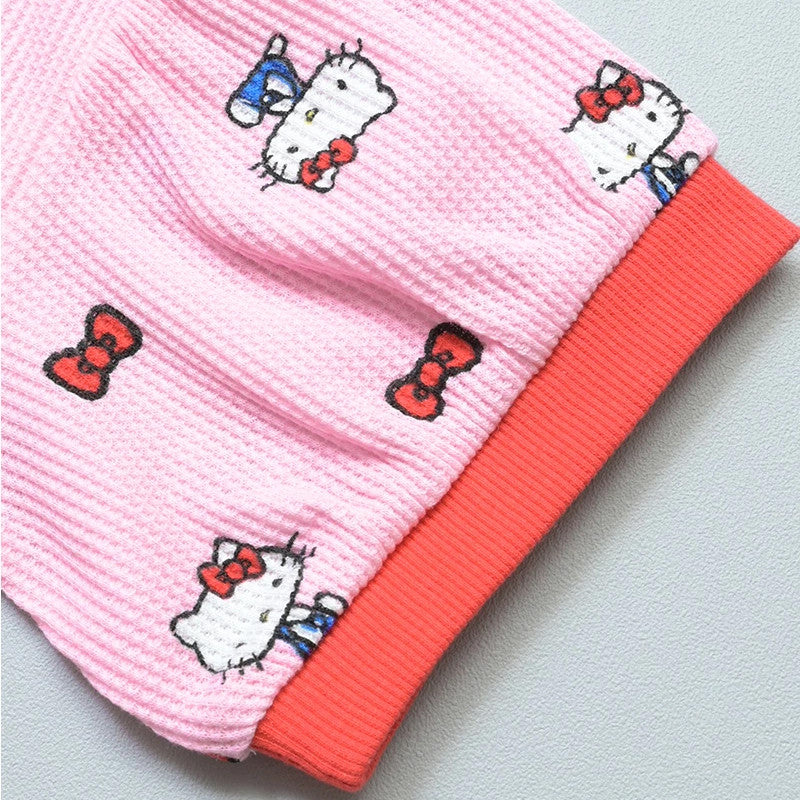 [발주 요청상품] 마키즈 산리오 헬로키티 캐릭터 와플 티셔츠 80~100cm - 의류 - 하카타몰