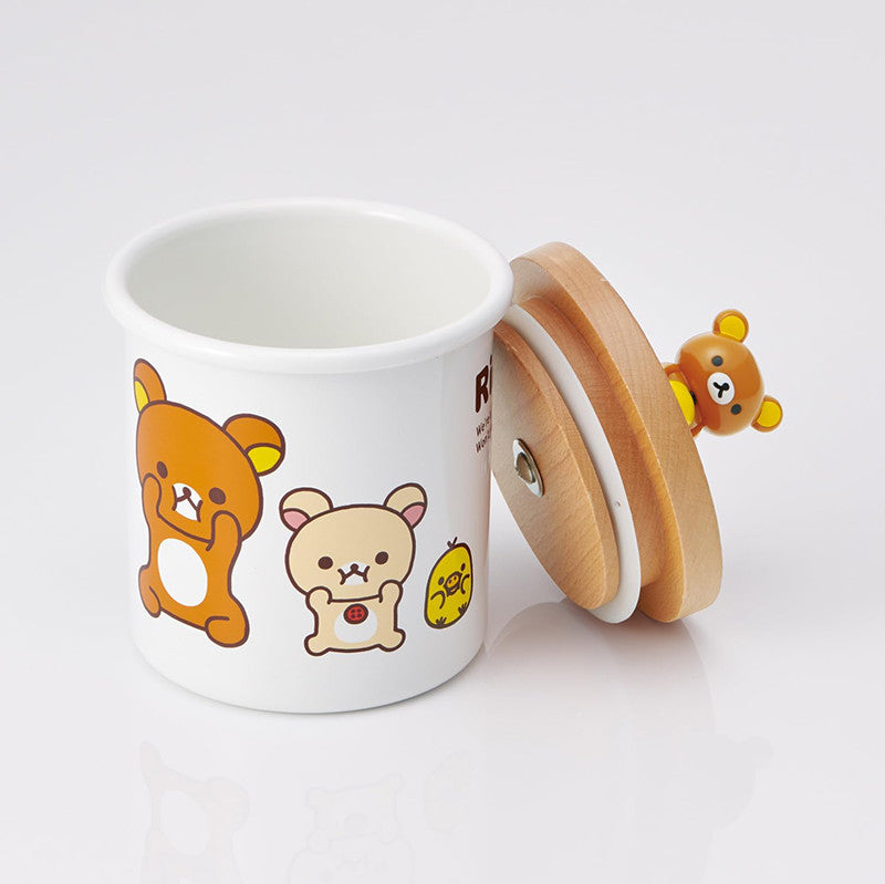 [발주상품 2~4 영업일 후 발송예정] 스케이터 리락쿠마 캐릭터 마스코트 법랑 캐니스터 750ml ENC8D - 하카타몰