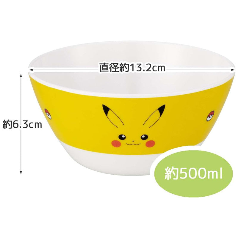 스케이터 포켓몬스터 피카츄 페이스 캐릭터 멜라민 볼그릇 500ml MBL4P - 주방·식기 - 하카타몰