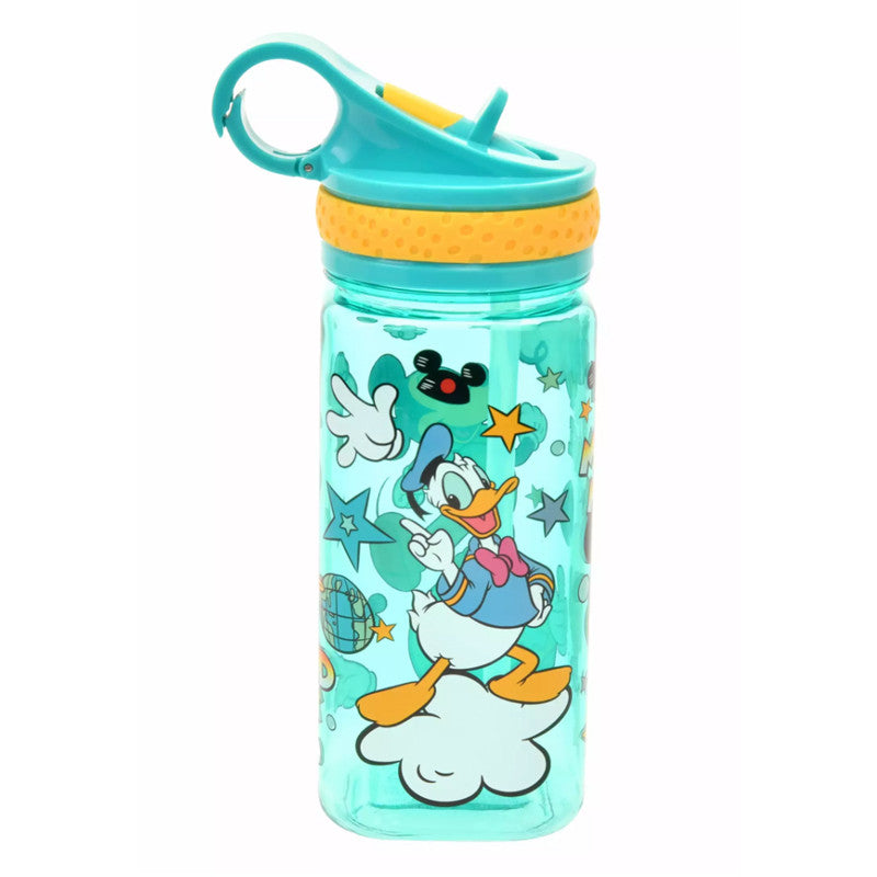 디즈니스토어 미키마우스 & 도날드덕 캐릭터 스퀘어 워터 보틀 retro pop 460ml - 주방·식기 - 하카타몰