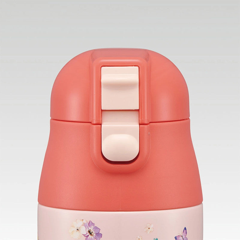 스케이터 헬로키티 캐릭터 비비드 수채화 플라워 원푸쉬 스테인리스 보틀 360ml SDPC4 - 주방·식기 - 하카타몰