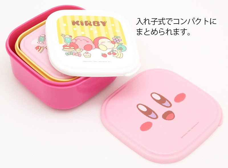 OSK 별의 커비 캐릭터 용기 3P 도시락 세트 SSP-31 - 주방·식기 - 하카타몰