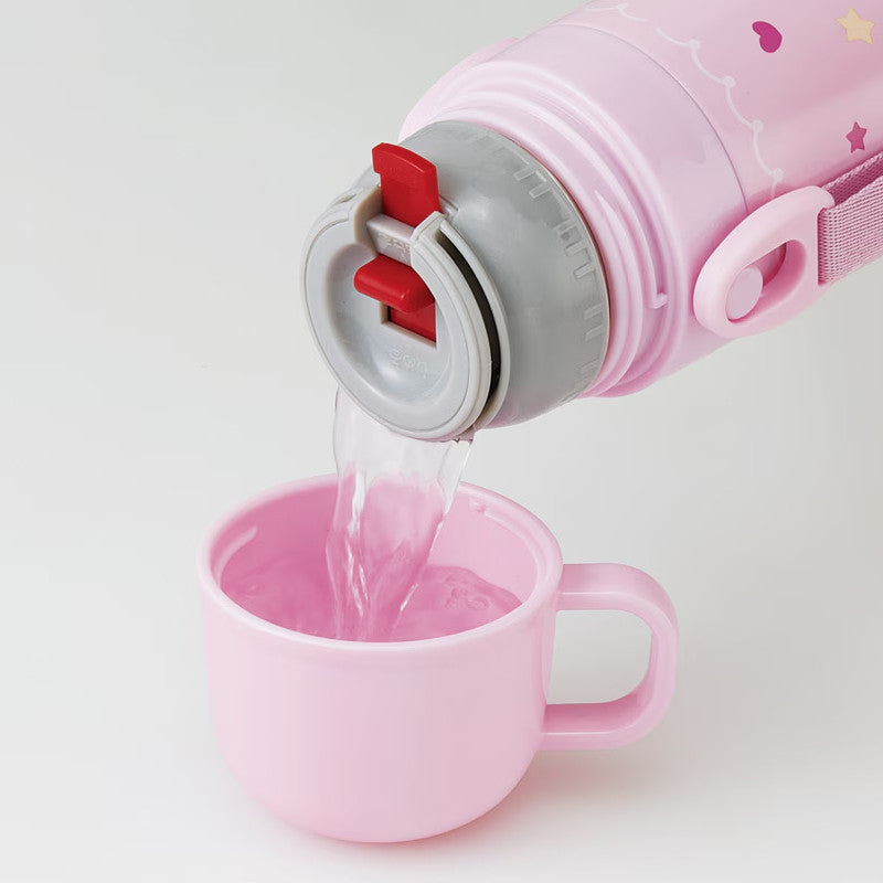 [발주상품 2~4 영업일 후 발송예정] 스케이터 라부이즈 캐릭터 2WAY 스테인리스 보틀 SKDC3 - 주방·식기 - 하카타몰