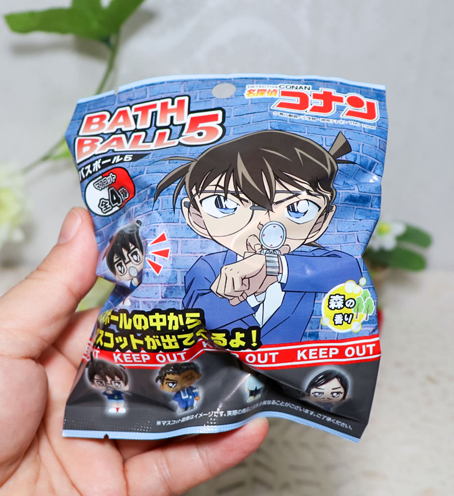 명탐정 코난 5 바스볼 마스코트 입욕제 1개입 숲향 75g - 욕실/입욕용품 - 하카타몰