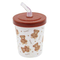 곰돌이 캐릭터 미니 텀블러 빨대컵 170ml - 주방·식기 - 하카타몰