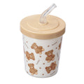 곰돌이 캐릭터 미니 텀블러 빨대컵 170ml - 주방·식기 - 하카타몰