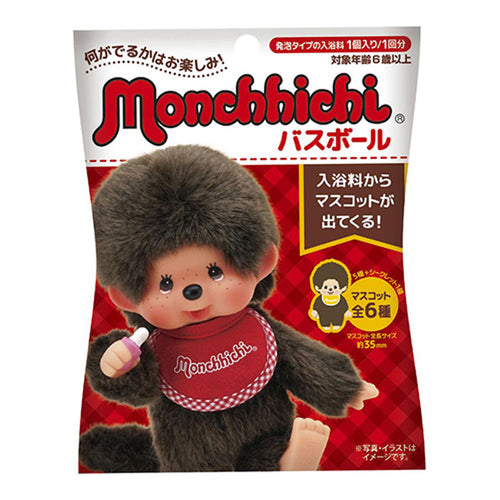 몬치치 캐릭터 마스코트 바스볼 입욕제 1개입 바나나향 60g - 욕실/입욕용품 - 하카타몰