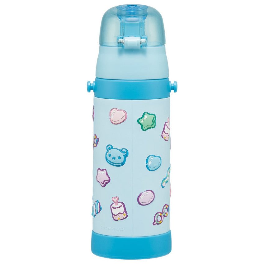 스케이터 산리오 시나모롤 캐릭터 3D 원푸쉬 보냉 스테인리스 다이렉트 보틀 480ml SDPV5 - 주방·식기 - 하카타몰